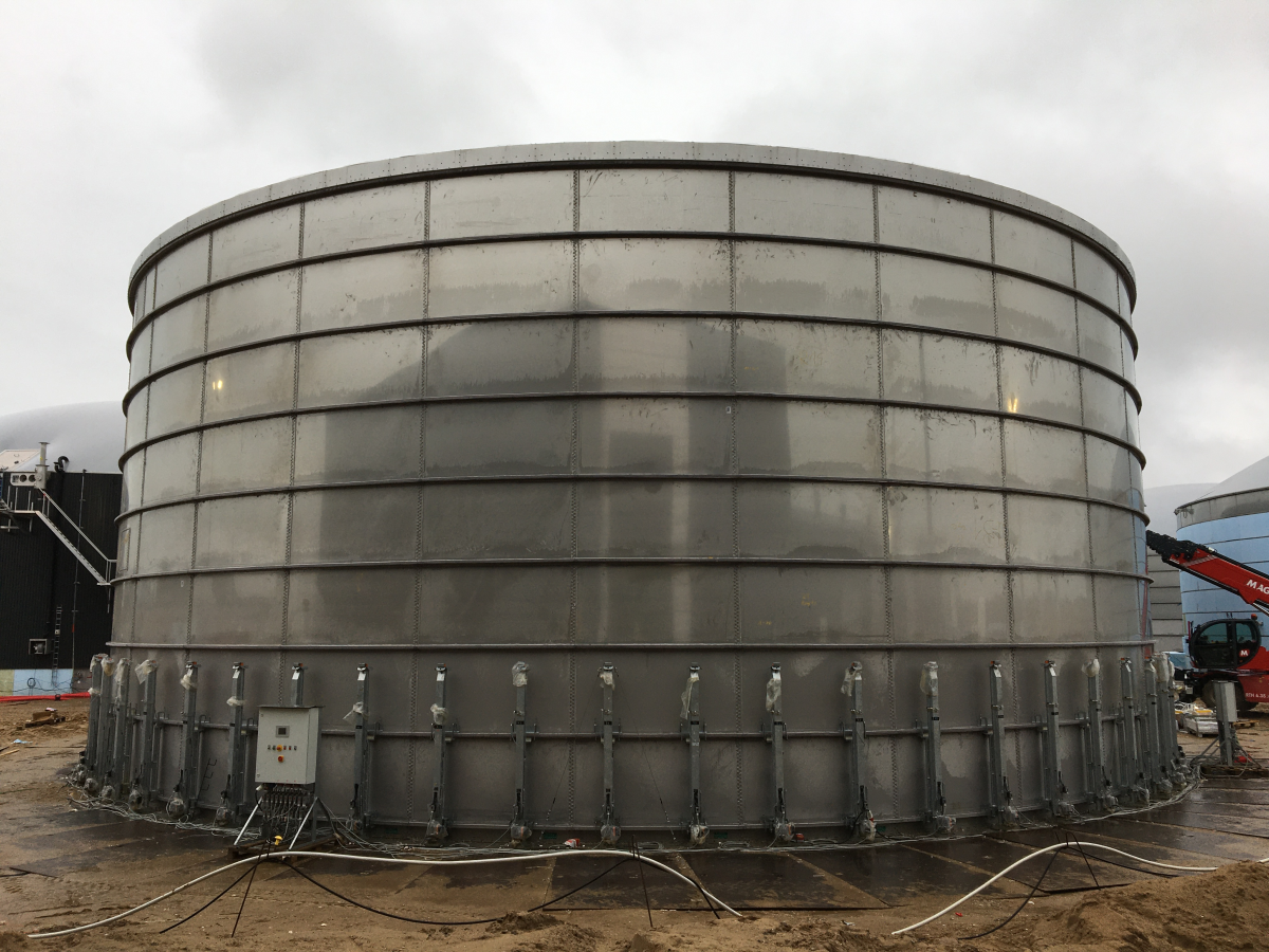 Erweiterung von Stallkamp-Güllebehältern