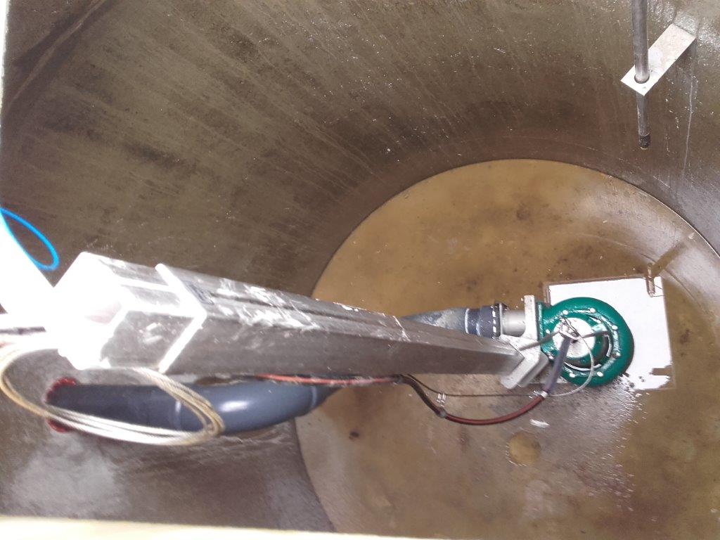 Gülletauchpumpe für Vorgrube