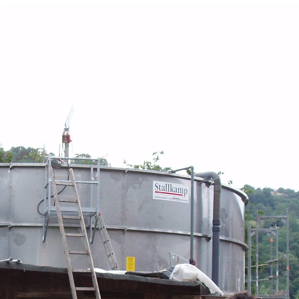 Aufstockung eines Güllelagers