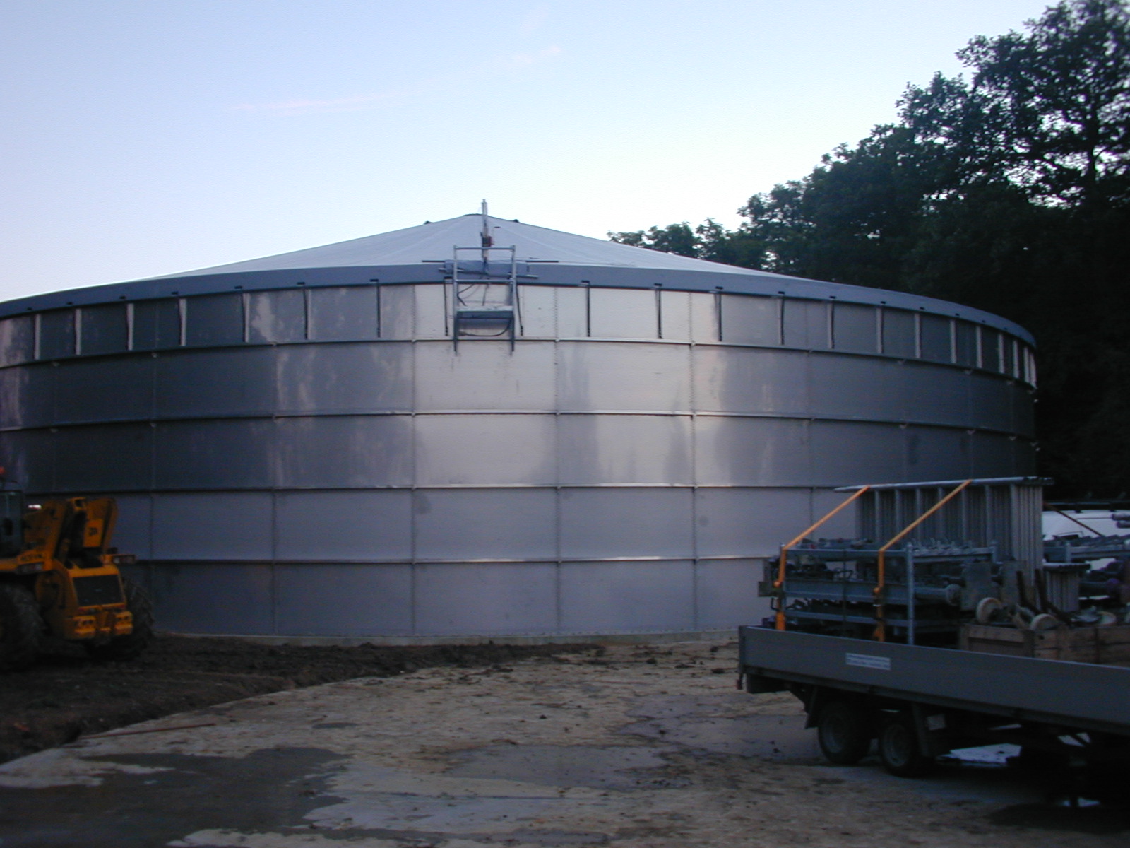 Biogasanlage in England (Bedfordia Farms)