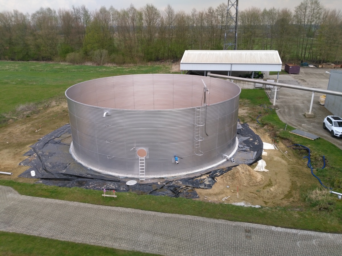 Faulschlammbehälter für Kläranlage