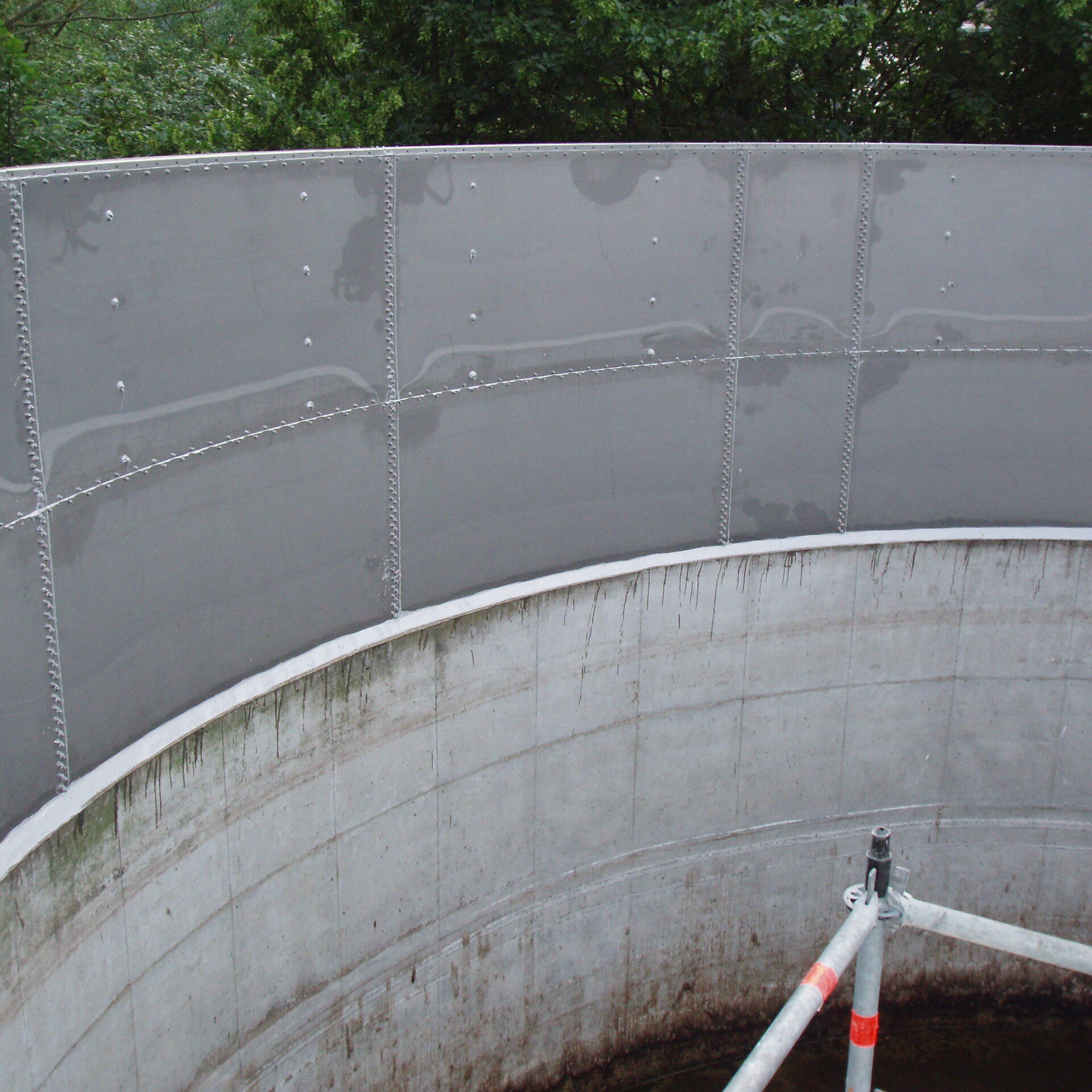 Aufstockung eines Güllelagers