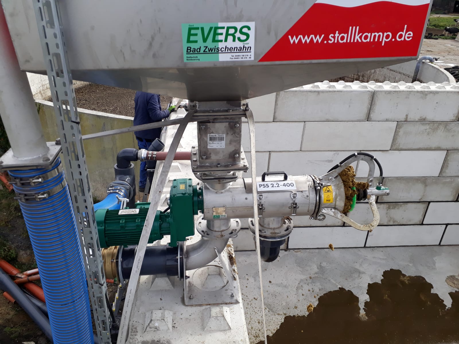 Gülleseparationsanlage für Rindergülle