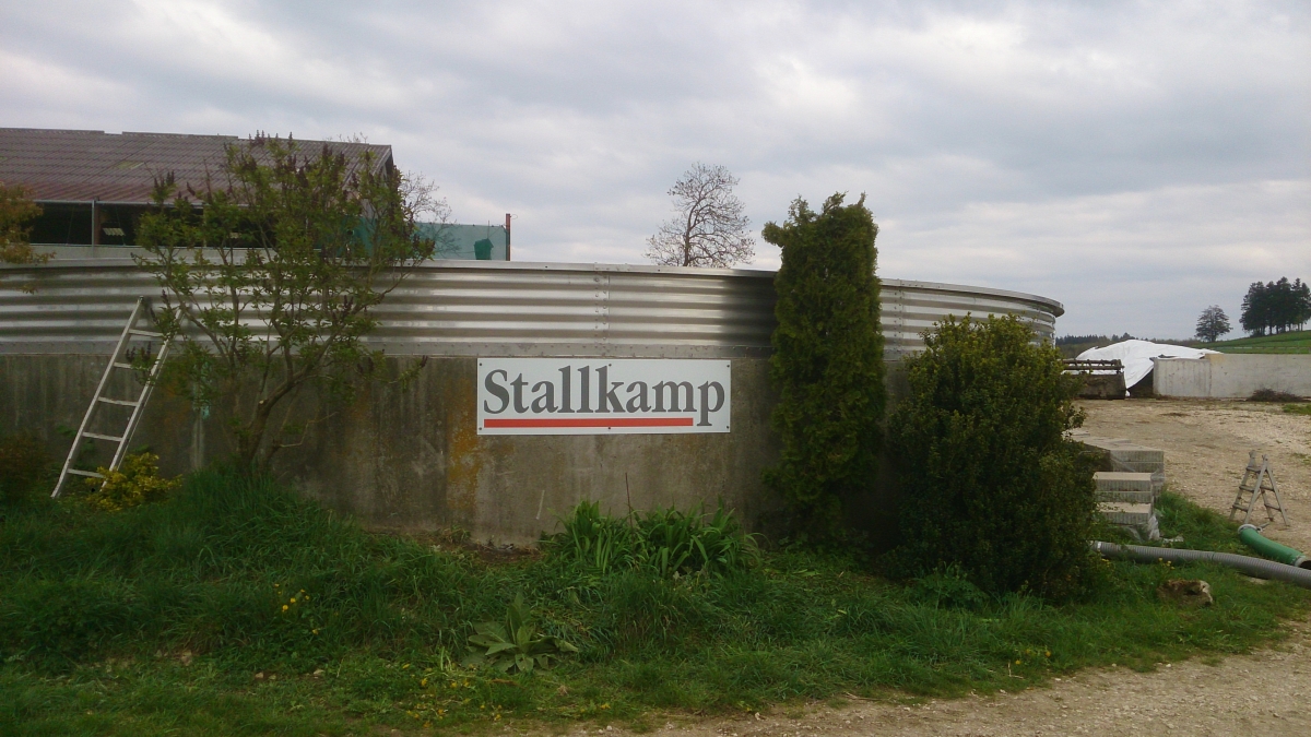 Güllebehälter erweitern