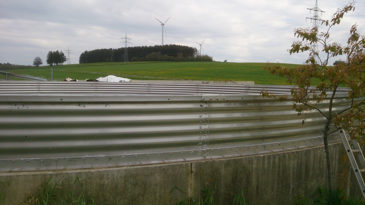 Güllebehälter erweitern