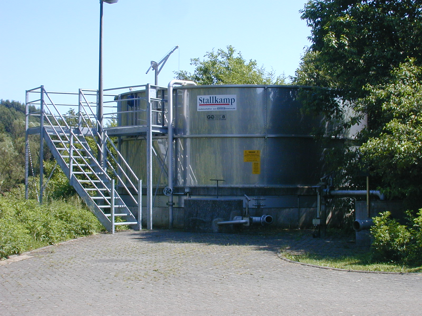 Schlammstapelreaktor aus Edelstahl für Kläranlage