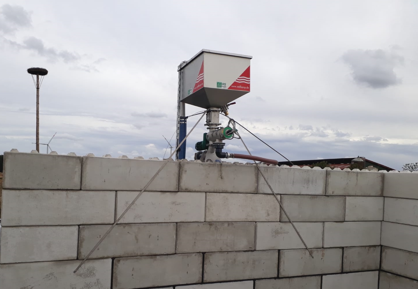 Gülleseparationsanlage für Rindergülle