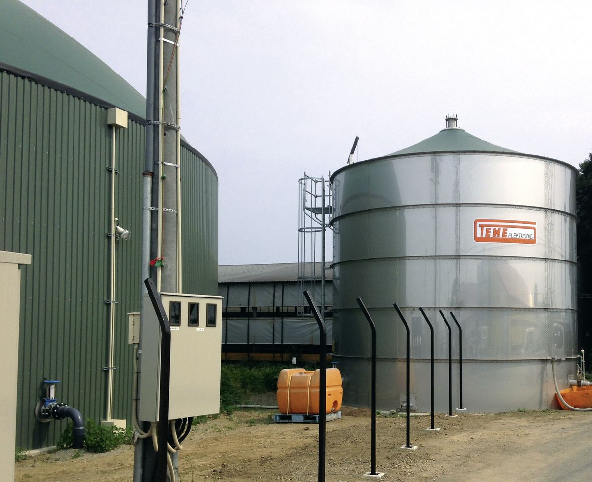 Biogaskomponenten in Japan