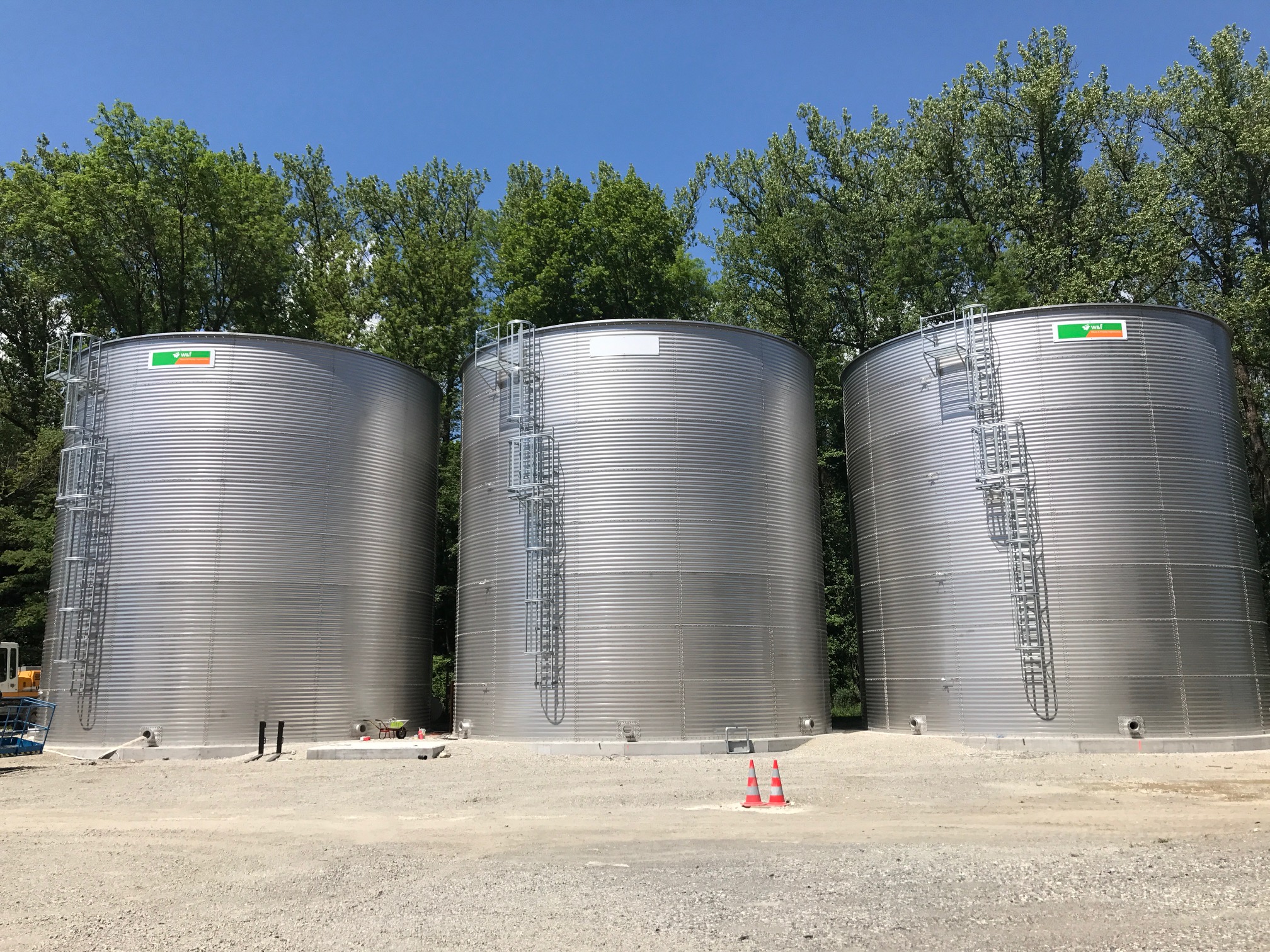 Bentonit Lagerbehälter