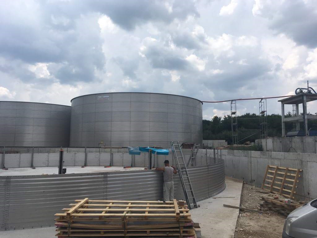 Großprojekt: Güllesilos in Bulgarien