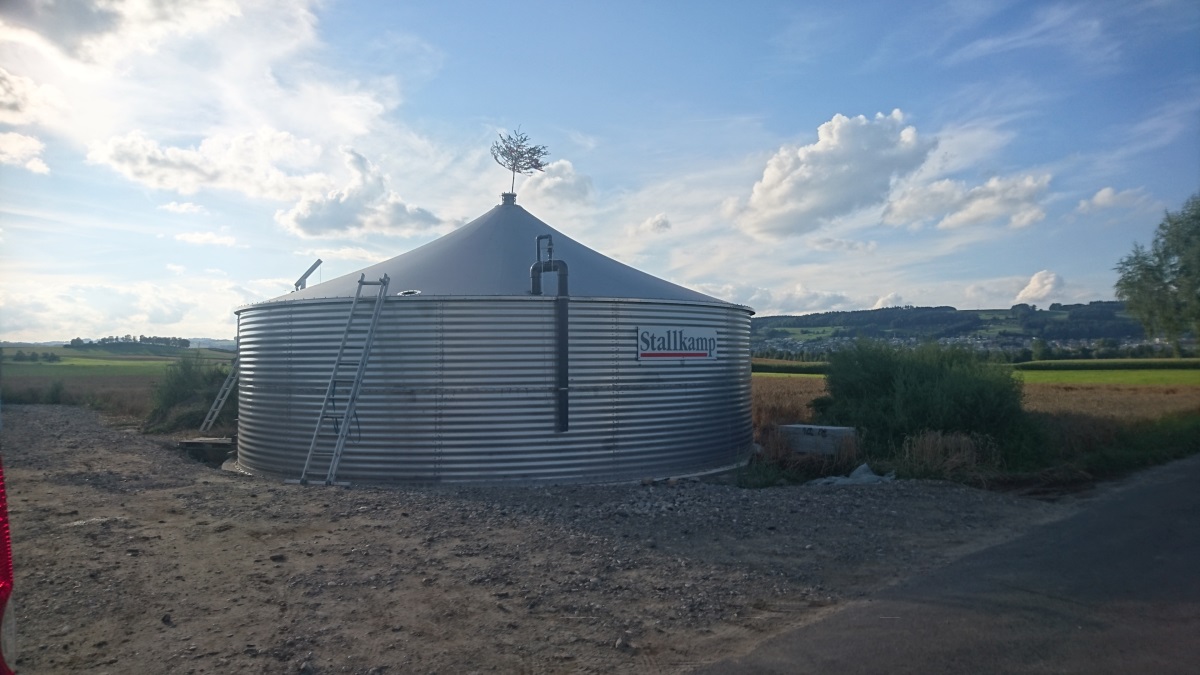 Güllebehälter aus Edelstahl