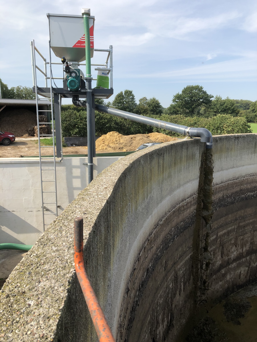 Gülleseparation mit Pressschnecke