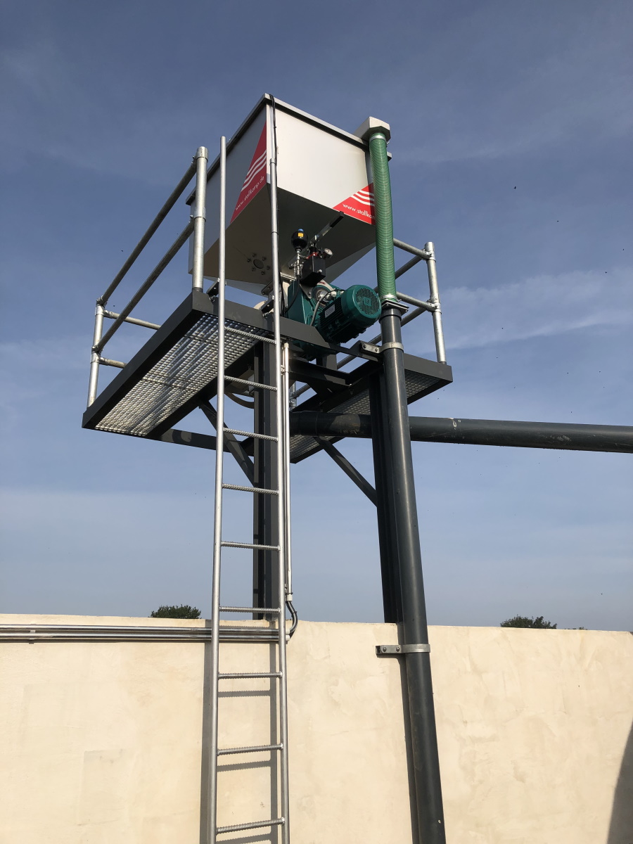 Gülleseparation mit Pressschnecke