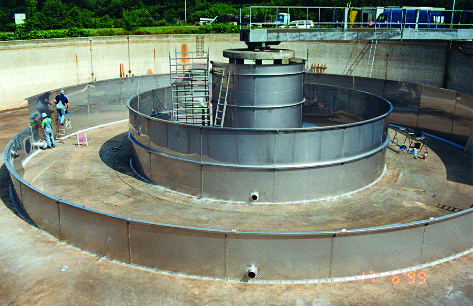 Edelstahl-Klärbecken für Kläranlage