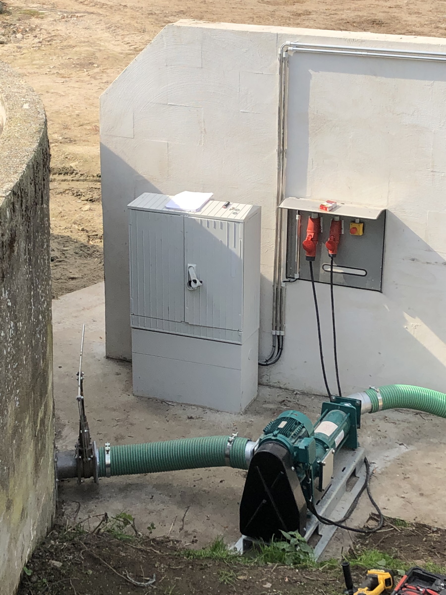 Gülleseparation mit Pressschnecke