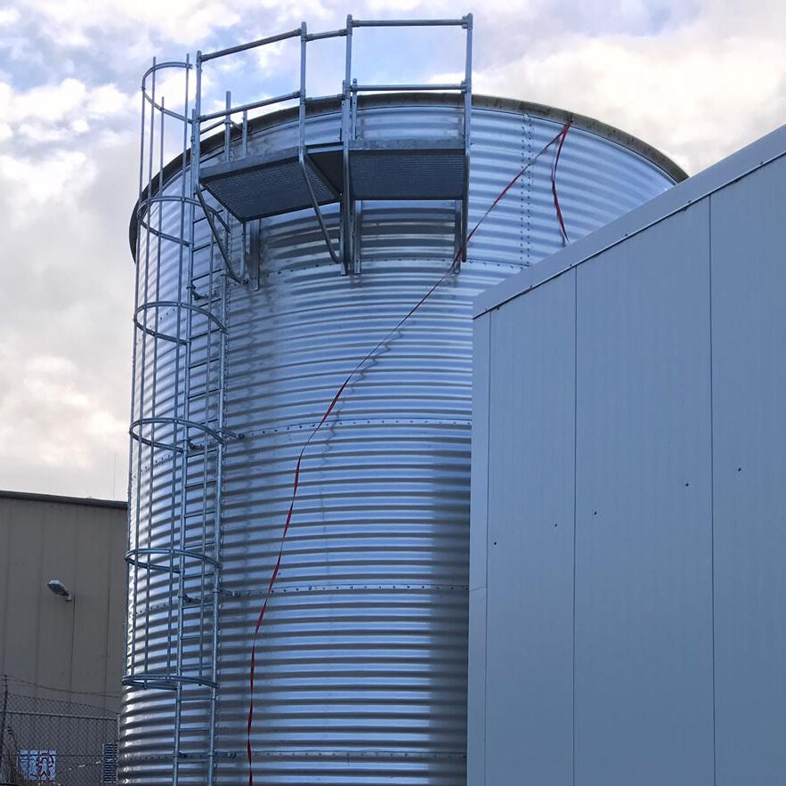 Abwasserlagerbehälter für Getränkeindustrie