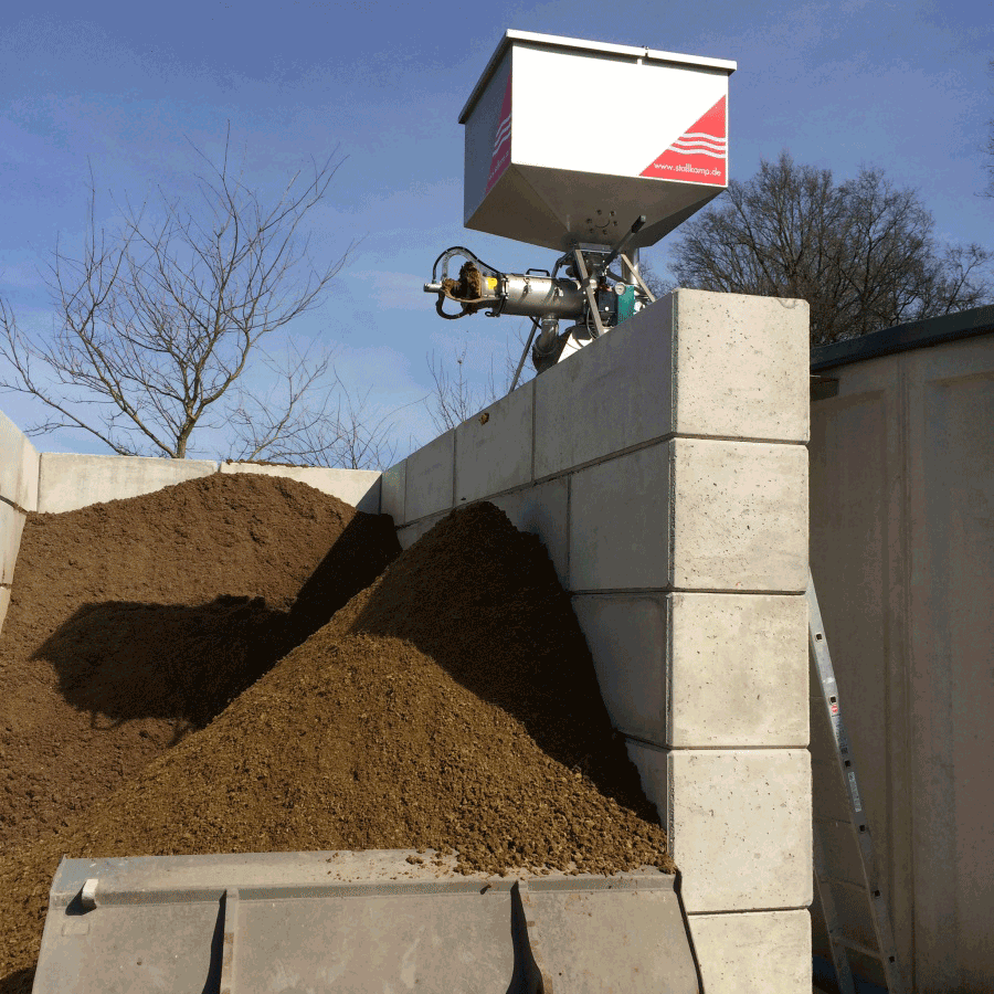 Gülleseparator leistet 7-10 m³ Durchsatz