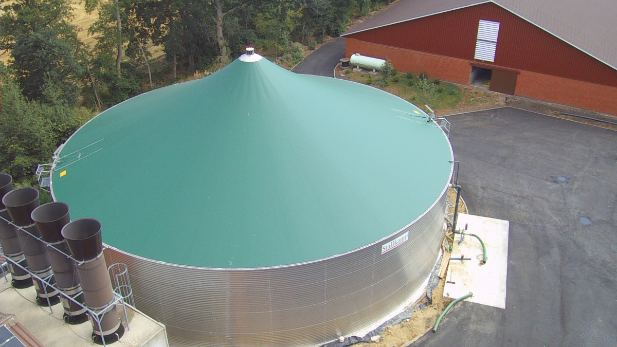 Güllelagerbehälter aus Edelstahl