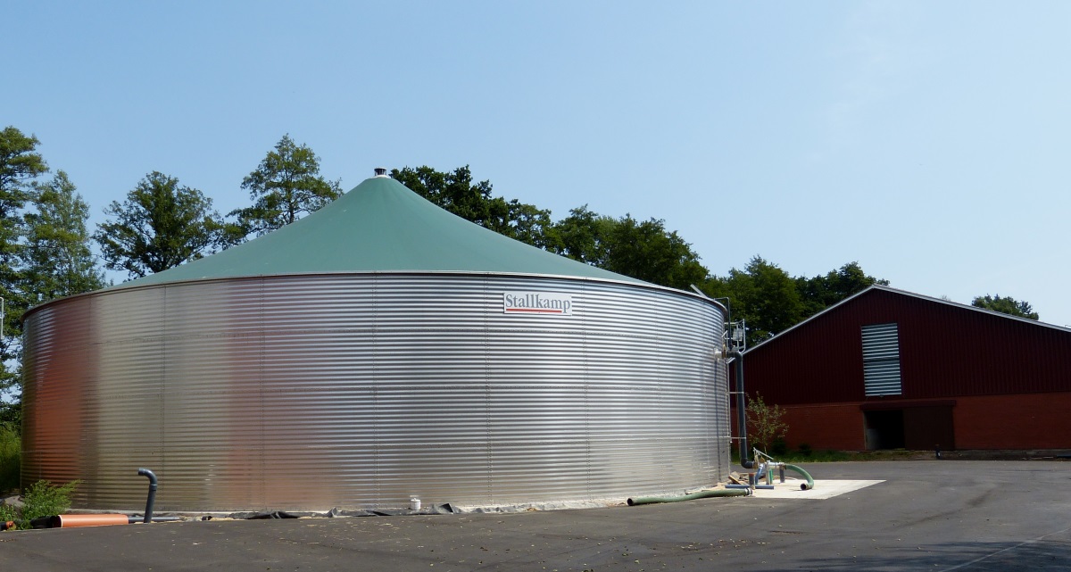 Güllelagerbehälter aus Edelstahl