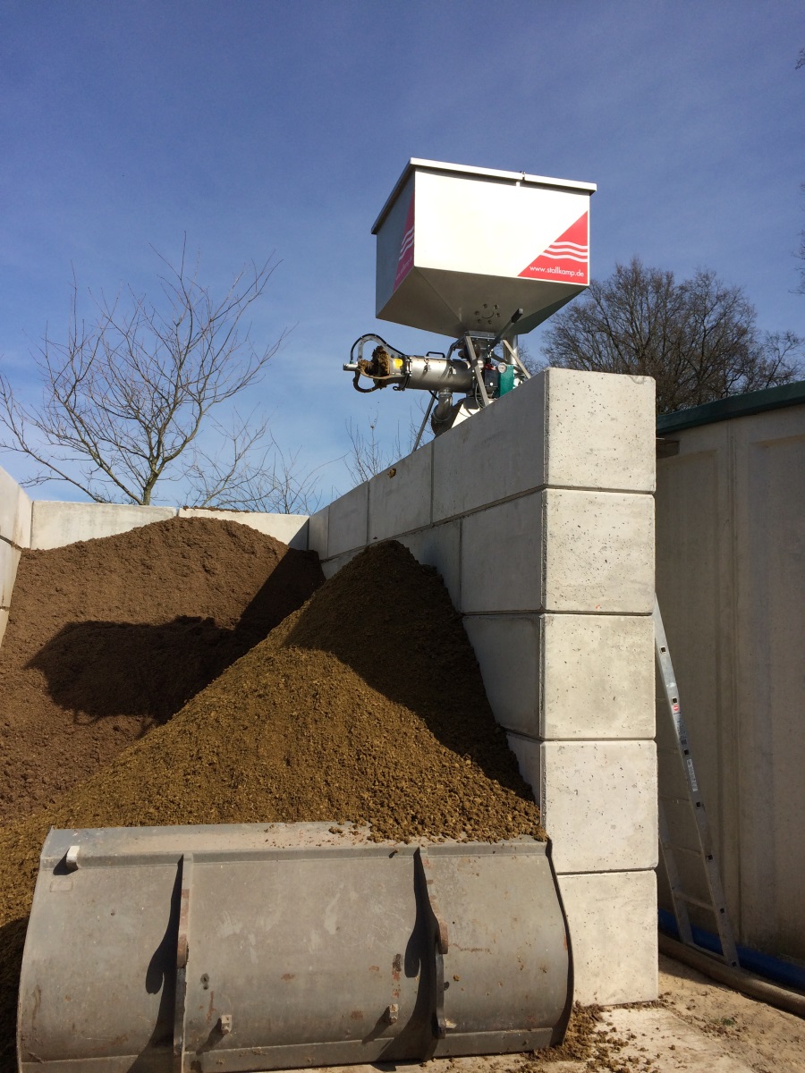 Gülleseparator leistet 7-10 m³ Durchsatz