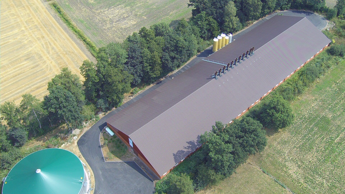 Güllelagerbehälter aus Edelstahl