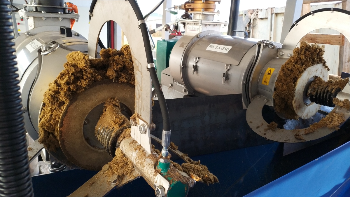 Güllemanagement auf einem Großbetrieb in Russland